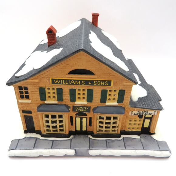 Hawthorne Rockwell The Country Store Village House 1993 Lighted Building 03582B - Picture 4 of 10